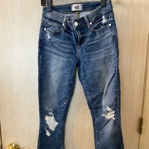 Paige verdugo ankle distressed jeans